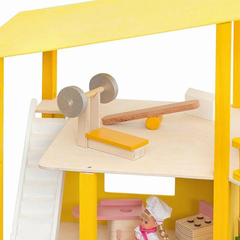 Кукольный домик Paremo "Солнечная Ривьера" с мебелью 21 предмет