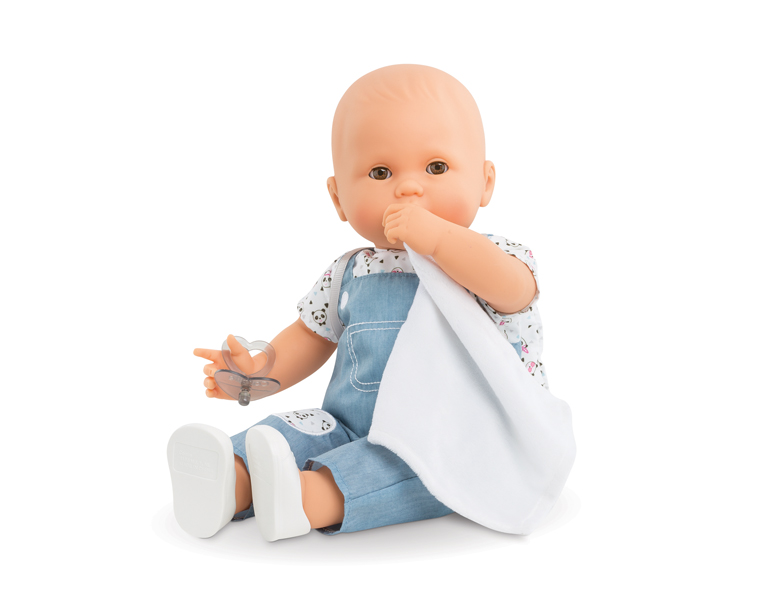 Кукла в наборе Corolle Малышка идет в детский сад с ароматом ванили 36см