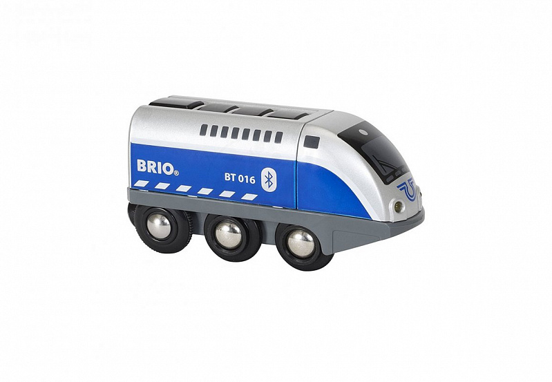BRIO Паровозик,управляемый с мобильного приложения,свет,звук,29х9х15см,кор.
