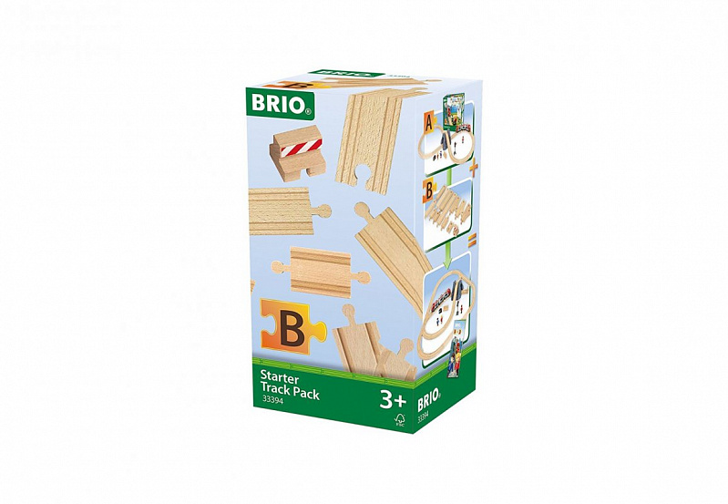 Базовый набор BRIO ж/д рельс 13 элементов