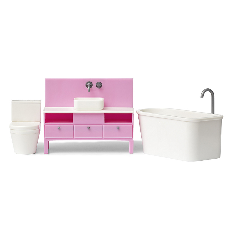 Мебель для домика Lundby базовый набор для ванной комнаты