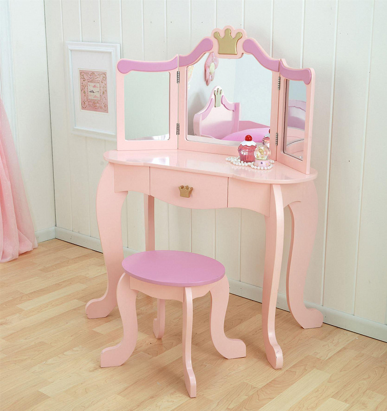 Туалетный столик с зеркалом KidKraft Принцесса