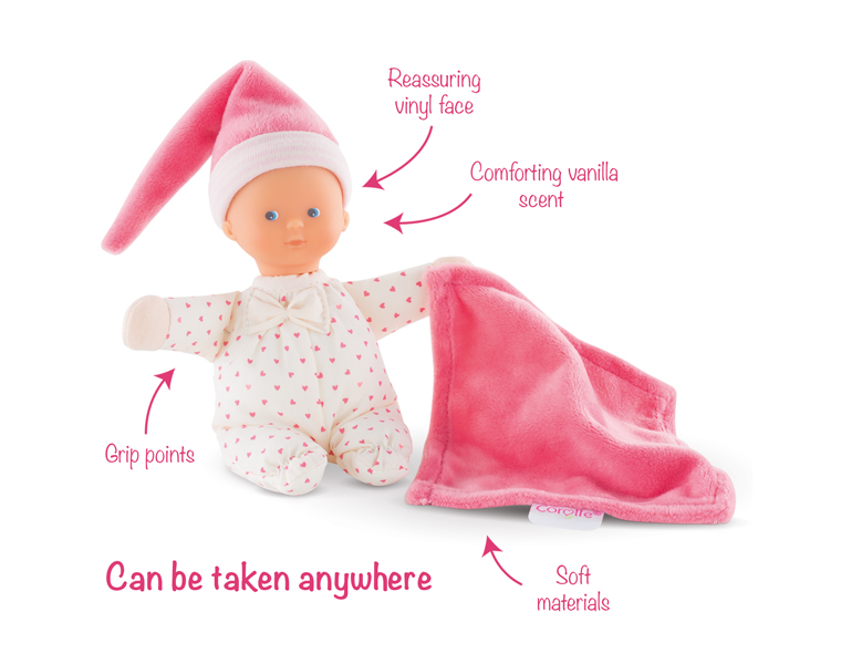 Кукла Corolle Minireve Розовое Сердце с ароматом ванили  16см