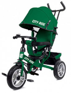 Трехколесный велосипед City-Ride зеленый