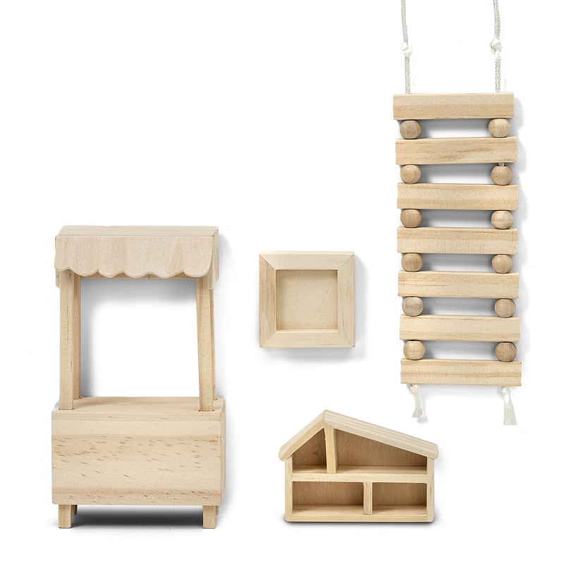 Набор деревянной мебели для домика Lundby «Сделай сам» Игрушки