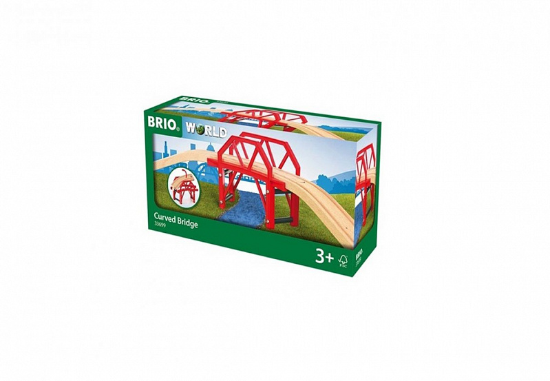 Изогнутый мост BRIO 4 элемента