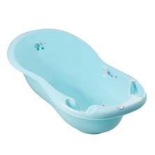 Ванна детская КОТ И ПЁС 102 (с терм. и сливом) (упак.5шт.) (Tega) (голубой)