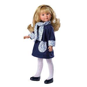 Кукла ASI Селия 30 см в темно-синем платье