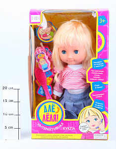 Интерактивная говорящая кукла Zhorya "Але, Леля" с телефоном, 28 см