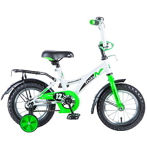 Велосипед NOVATRACK STRIKE, белый-зелёный