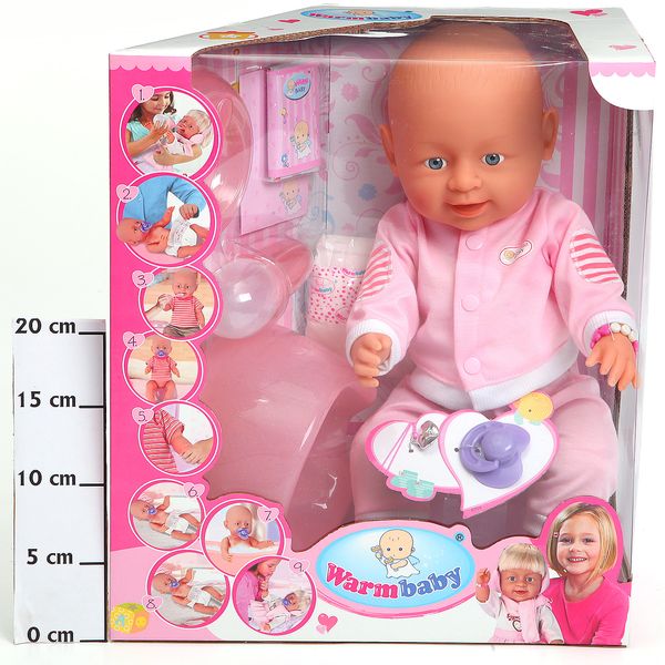 Кукла Warm baby с аксессуарами