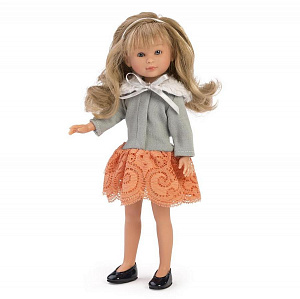 Кукла ASI Селия 30 см в платье с меховым воротничком