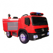 Детский электромобиль А222АА красный (пожарная)