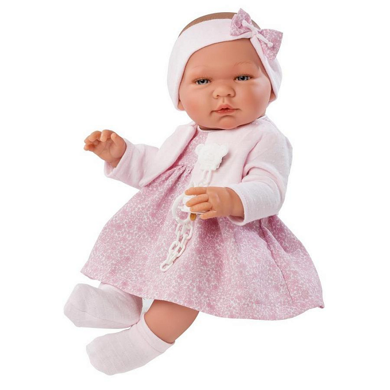 Кукла ASI Мария 43 см в розовом платье