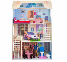 Кукольный домик Paremo "Шарм" (с мебелью)