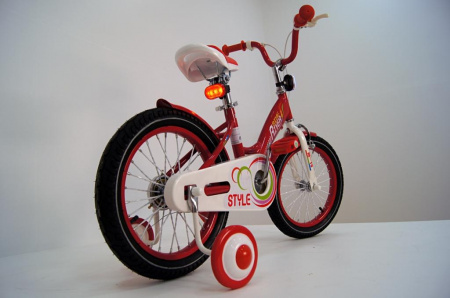 Двухколесный велосипед Rivertoys 16 дюймов красный