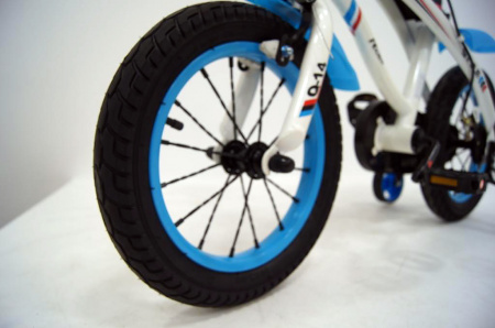 Двухколесный велосипед Rivertoys 16 дюймов голубой