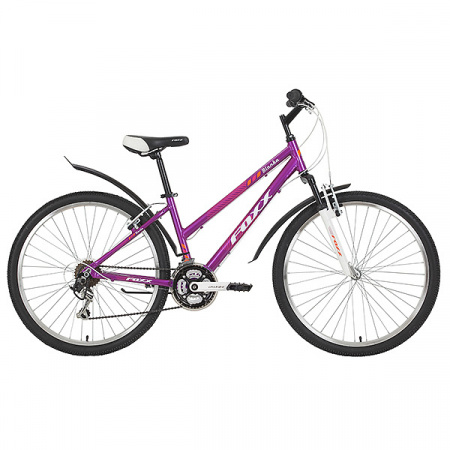 Двухколесный велосипед Foxx Bianka фиолетовый 26 дюймов скоростной