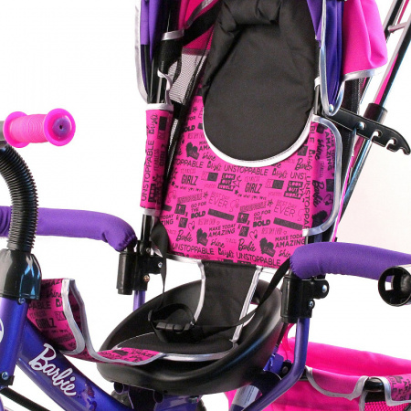 Трехколесный велосипед Barbie HB7VS Сиреневый, Розовый