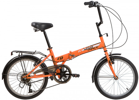 Двухколесный велосипед NOVATRACK TG складной, скоростной 20 дюймов (собранный)