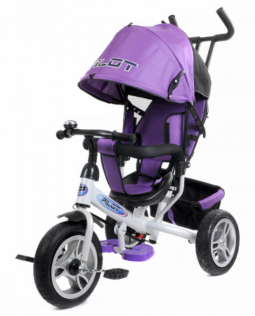 Трехколесный велосипед PILOT PTA3V 2019 Фиолетовый